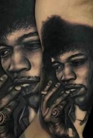 Еуропалық және американдық реалистік қайраткерлердің портреттік тату-суреттерінің нақты жиынтығы