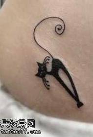 umkhuba othandwayo we-catem tattoo cat