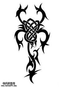 手稿图腾蝎子纹身图案