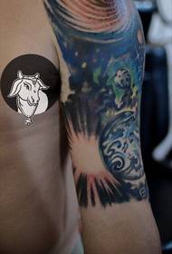 Рака поп кул ryвездена небо шема на тетоважи