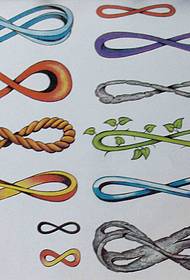 Un modello di tatuaggio infinito