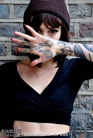 Узорак тетоважа шкара на ветру у Европи и Америци