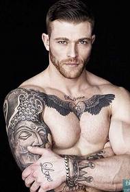Europese en Amerikaanse tattoo-ontwerpen voor mannen