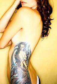 Szexi női tetoválás minta