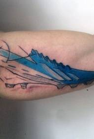 Modellu di tatuaggi di sneakers di culore simplice