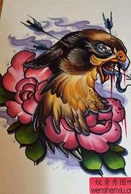 ແນະ ນຳ ໃຫ້ໃຊ້ ໜັງ ສືໃບລານທີ່ເປັນຮູບແບບ eagle tattoo