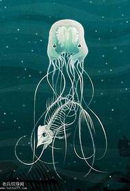 rukopis krásné medúzy jíst tetování vzor
