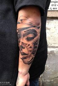 Tatuaje clásico europeo y americano funciona apreciación 15