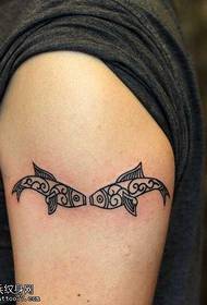 Totem braccio Pesci modello del tatuaggio