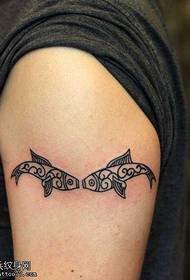 Totem braccio Pesci modello del tatuaggio