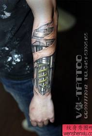 Braccio popolare classico modello di tatuaggio braccio robotico