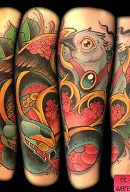 Veterán tetoválás mindenkinek iskolai stílusú madár tetoválás mintát
