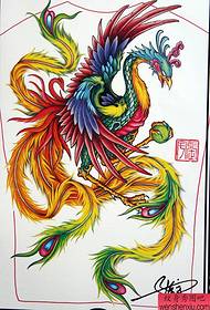 Tatoo montre ba rekòmande yon Phoenix tattoo maniskri modèl