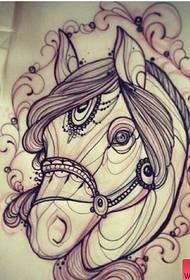 Horse tattoo