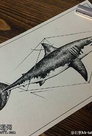 kézirat nagy bálna tetoválás minta