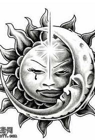 рукопись солнце луна татуировки