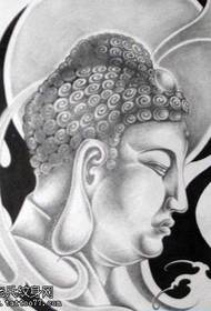 tatuaggio del manoscritto Modello del tatuaggio della testa di Buddha