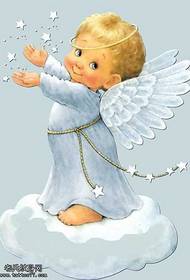 Bản thảo dễ thương Cupid Little Angel Hình xăm mẫu