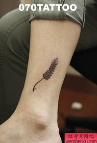 Tattoo show bar recommended a wheat tattoo pattern