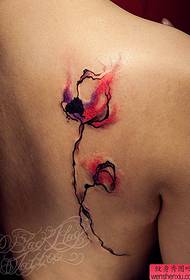 Tattoo deel 'n tatoeëermerk vir agterste blomme