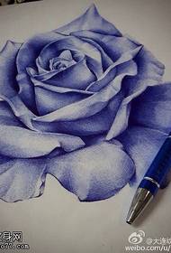 trase Blue rose tatou la modèl