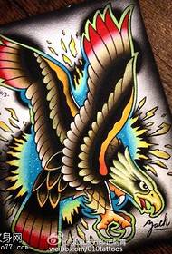 Manuskript Painted Eagle Tattoo Pattern