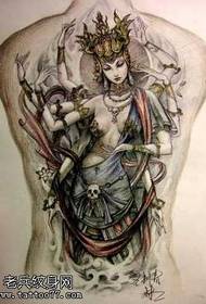 qo'lyozma ming qo'l Guanyin Budda zarb naqsh