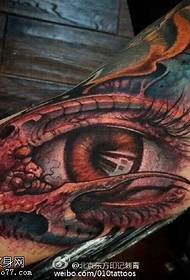 modello 3D tatuaggio spalla grande occhio