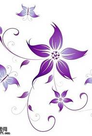 원고 패션 아름다운 Bianhua 꽃 문신 패턴