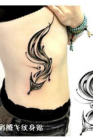 waist fox tattoo pattern by Tattoo show map sharing