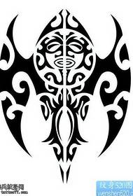 Rokopis Maya Sun Totem Tattoo Vzorec