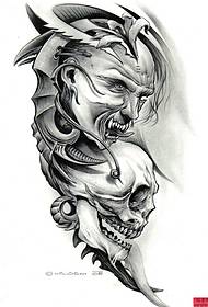 uno Una vasta gamma di disegni di tatuaggi europei e americani