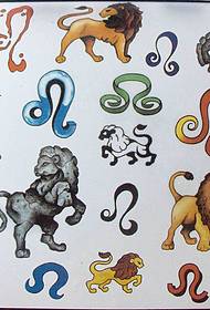 le go mbainfidh gach duine taitneamh as patrún tattoo réaltbhuíon pearsanta