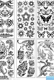 manoscritto bellissimo disegno del tatuaggio