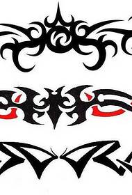 Totem Tattoo Muster vum Aarm Ring