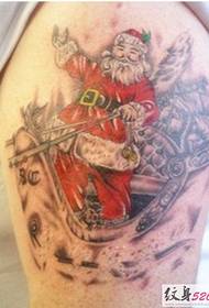 Selezione natalizia di immagini di tatuaggi di Babbo Natale