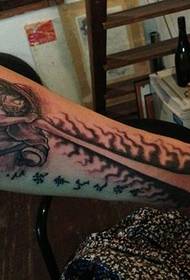 'n koel Luffy tatoo-patroon 168548 @ kreatiewe totem tattoo manuskrip werk deur tattoo figure Deel