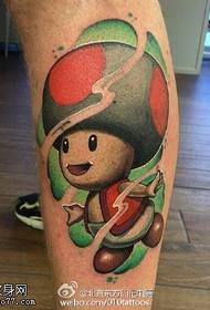 tatuatu di uomo cartoon in u vitellu