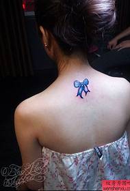 Tattoo შოუს სურათი რეკომენდებულია პატარა სუფთა მშვილდის ტატუირების ნიმუში