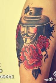 Movie v-type vendetta di mudellu di tatuaggi assassini