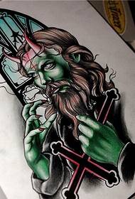 recommend a personalized tattoo manuscript pattern picture