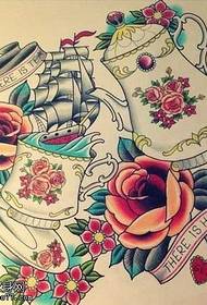 modello di tatuaggio stile manoscritto bello stile scuola 167460 - modello di tatuaggio teschio moda manoscritto