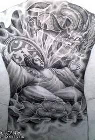 manoscrivere un modello di tatuaggio prepotente