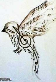 manuscript akanaka anotaridzika emimhanzi bird bird tattoo maitiro