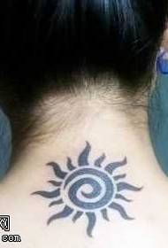 back sun totem tattoo tattoo