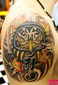 patrún tattoo Dharma owl owl