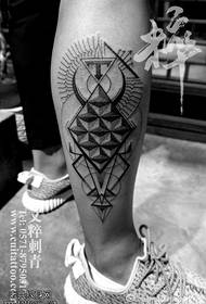 buzoqning geometrik elementi totem zarb naqshlari