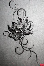 Pasek pokazu tatuażu zalecił wzór manuskryptu tatuażu lotosu