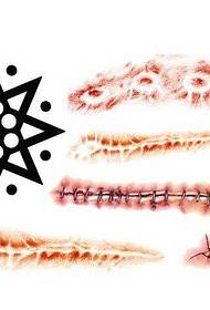 ʻo totem sun pattern tattoo pattern