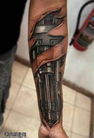 Modello di tatuaggio braccio robotico 3D